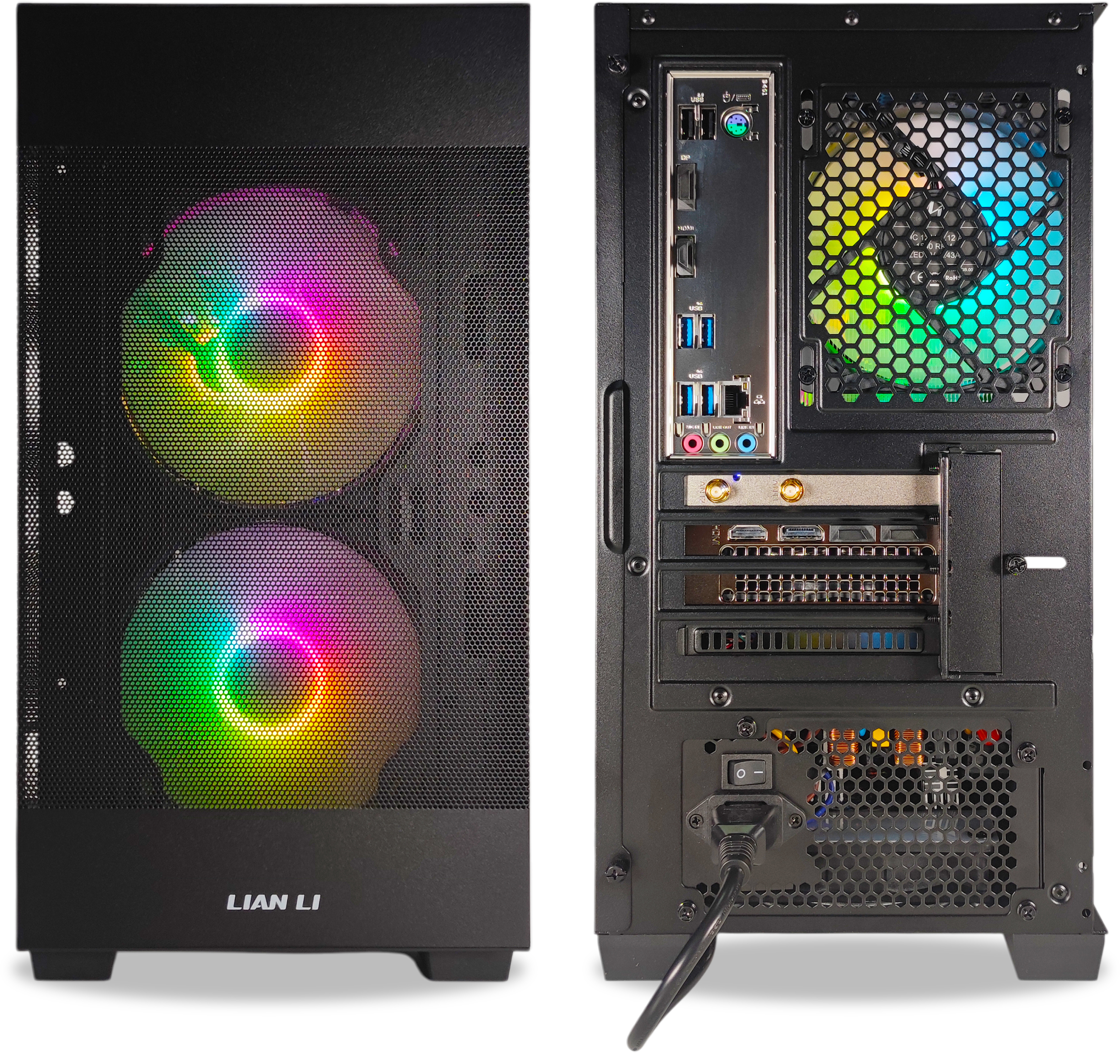 AURA PC - Ordenador AURA Gamer-PC Ryzen 7 5700X 32GB DDR4 1TB RTX 4060 Ti WiFi W11