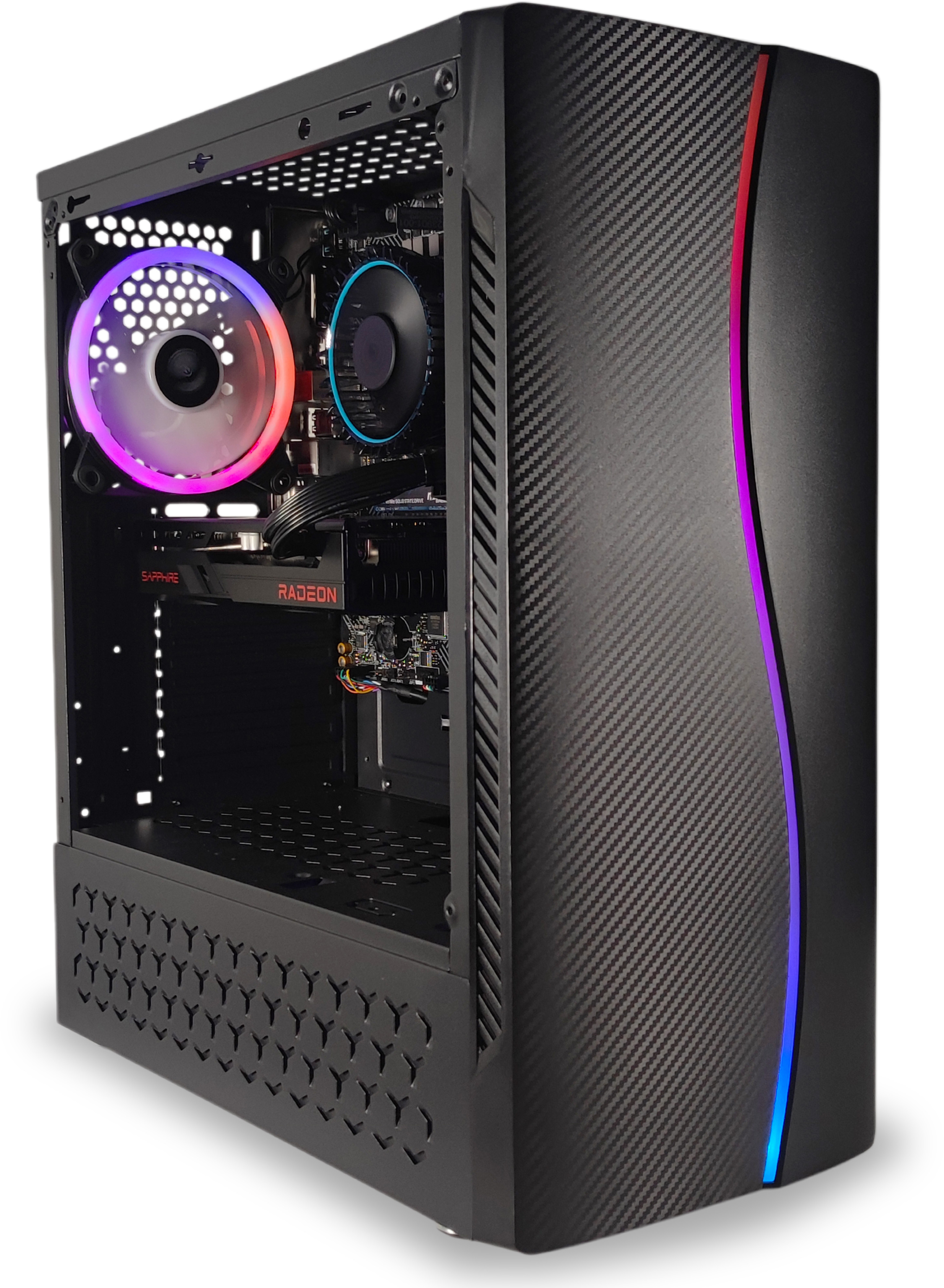 AURA PC - Ordenador AURA Limited-PC Intel i3 13100F 8GB DDR4 500GB RX 6600 W11