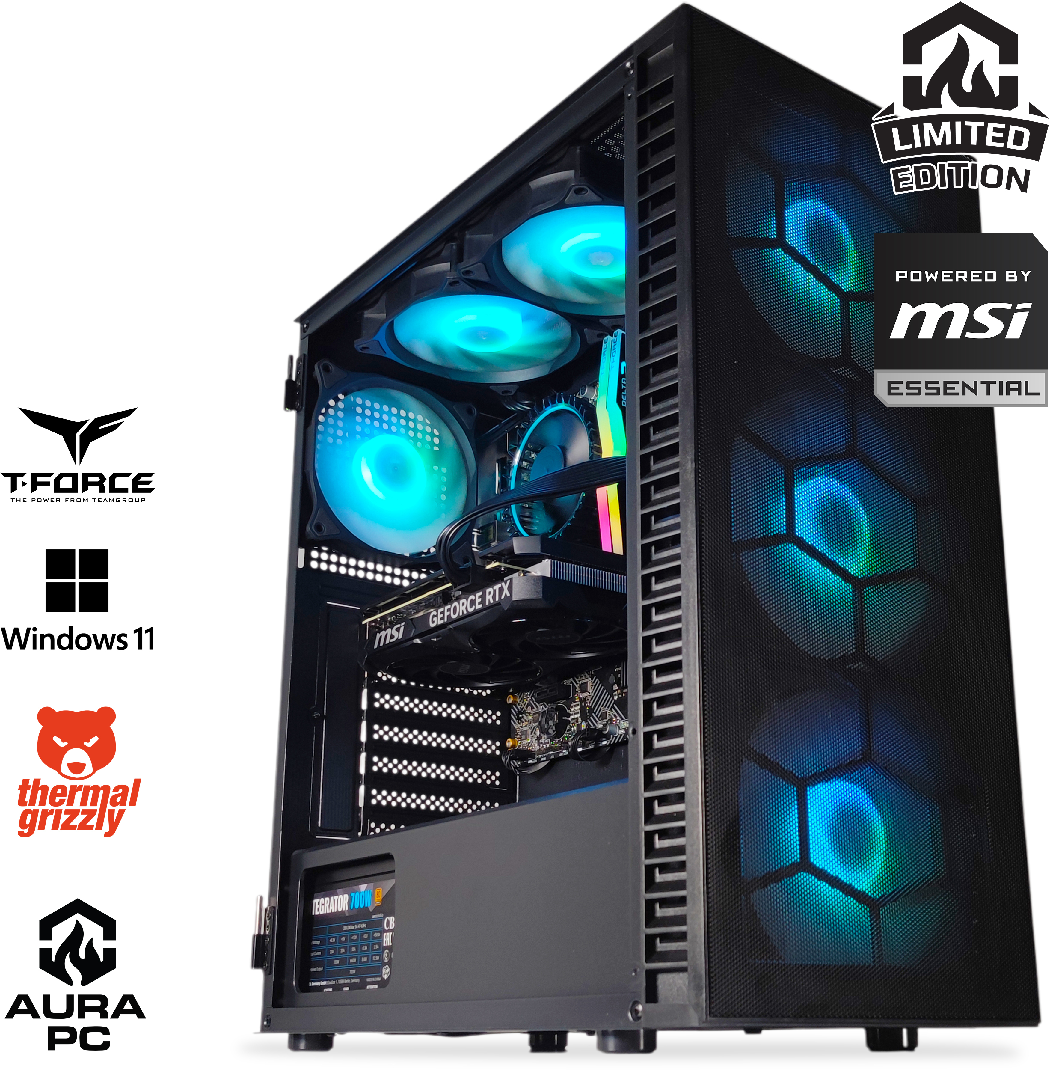 Picture of Picture of Ordenador AURA Limited-PC Intel i5 13400F 32GB DDR4 1TB RTX 4060 Ti W11