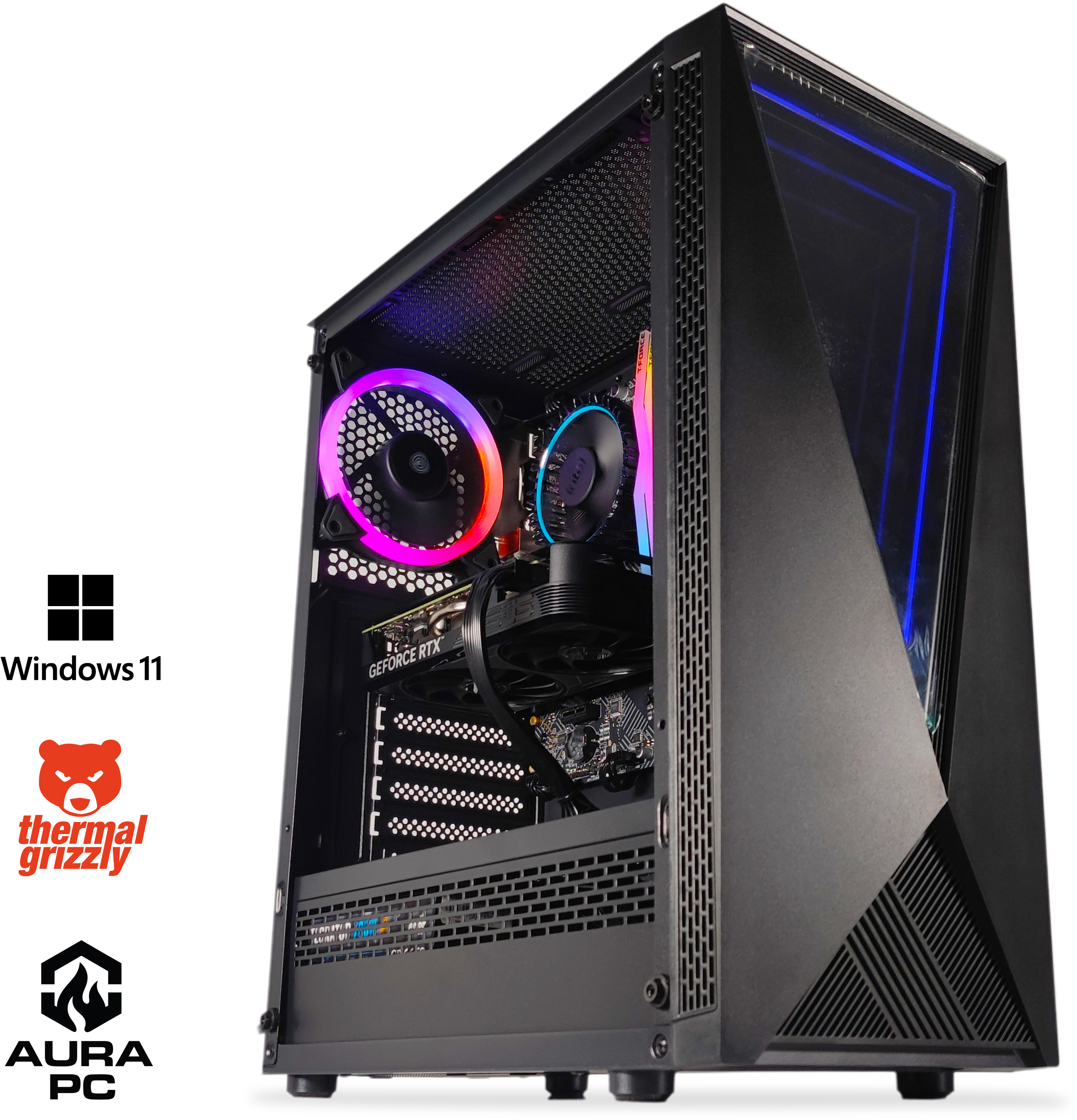 Picture of Picture of Ordenador AURA Limited-PC Intel i5 13400F 32GB DDR4 1TB RTX 4060 Ti W11 V2