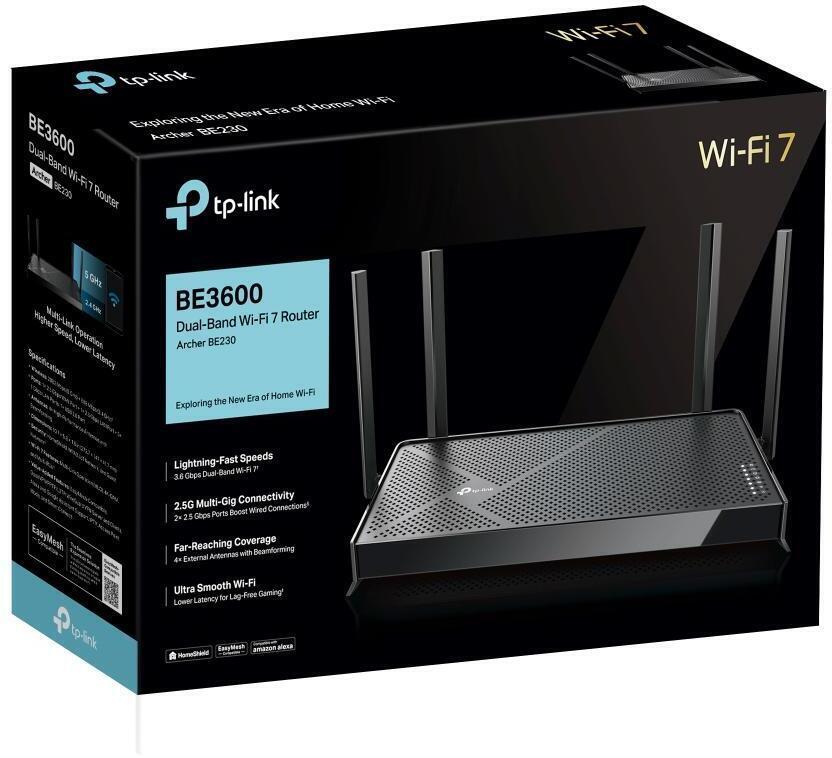 TP-Link - Router TP-Link Archer BE230 BE3600 Wi-Fi 7