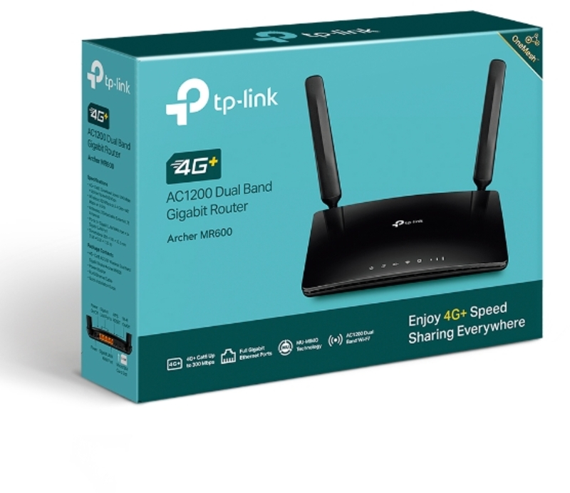 TP-Link - Router TP-Link Archer MR600 AC1200 4G LTE Advanced Cat6 Gigabit