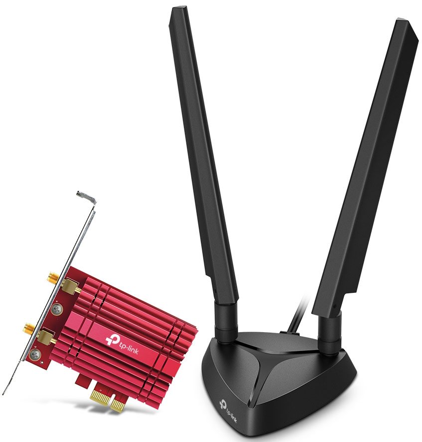 TP-Link - Tarjeta de Red TP-Link PCI Express Archer TXE75E AXE5400 Wi-Fi 6E & Bluetooth 5.2