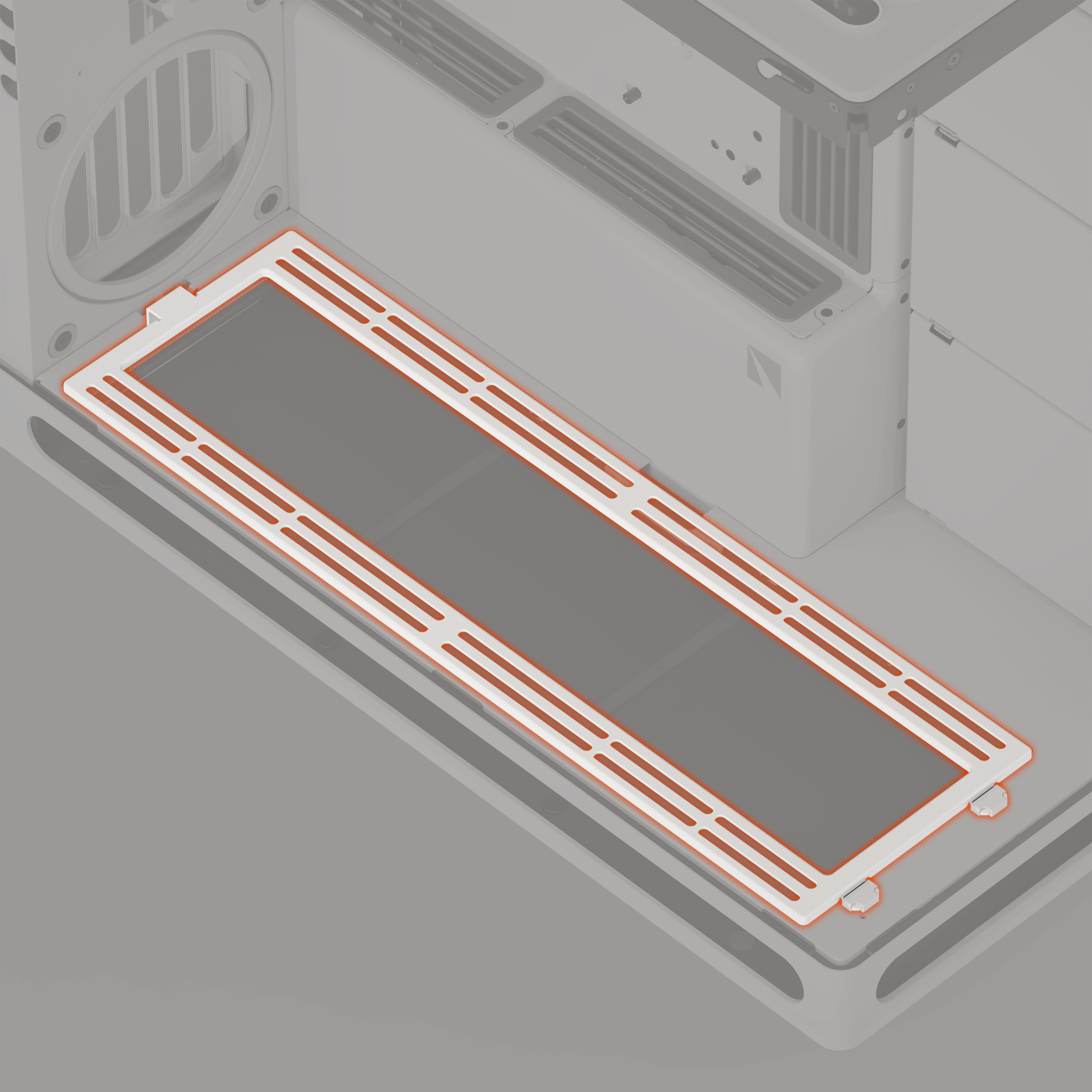 HAVN - Soporte de Ventiladores Inferiores - HAVN HS 420 Blanco