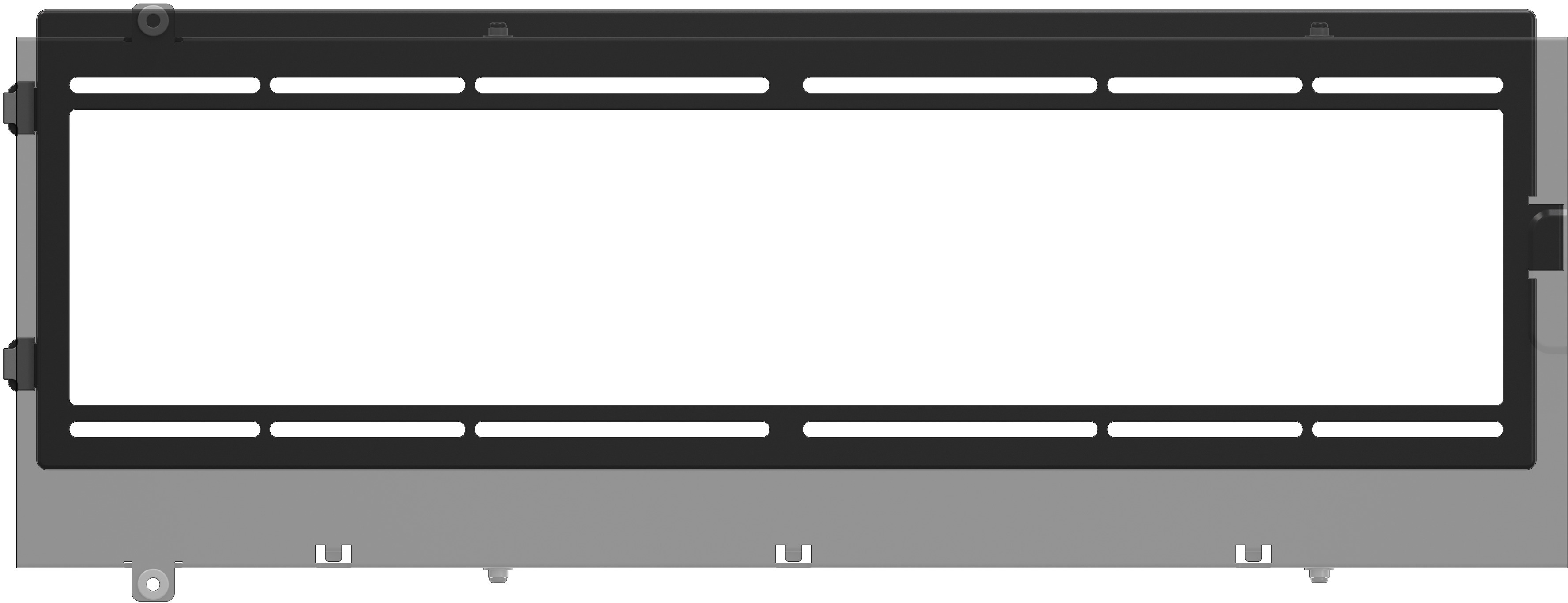 HAVN - Soporte de Montaje de Radiador de 360 ??mm - HAVN HS 420 Negro