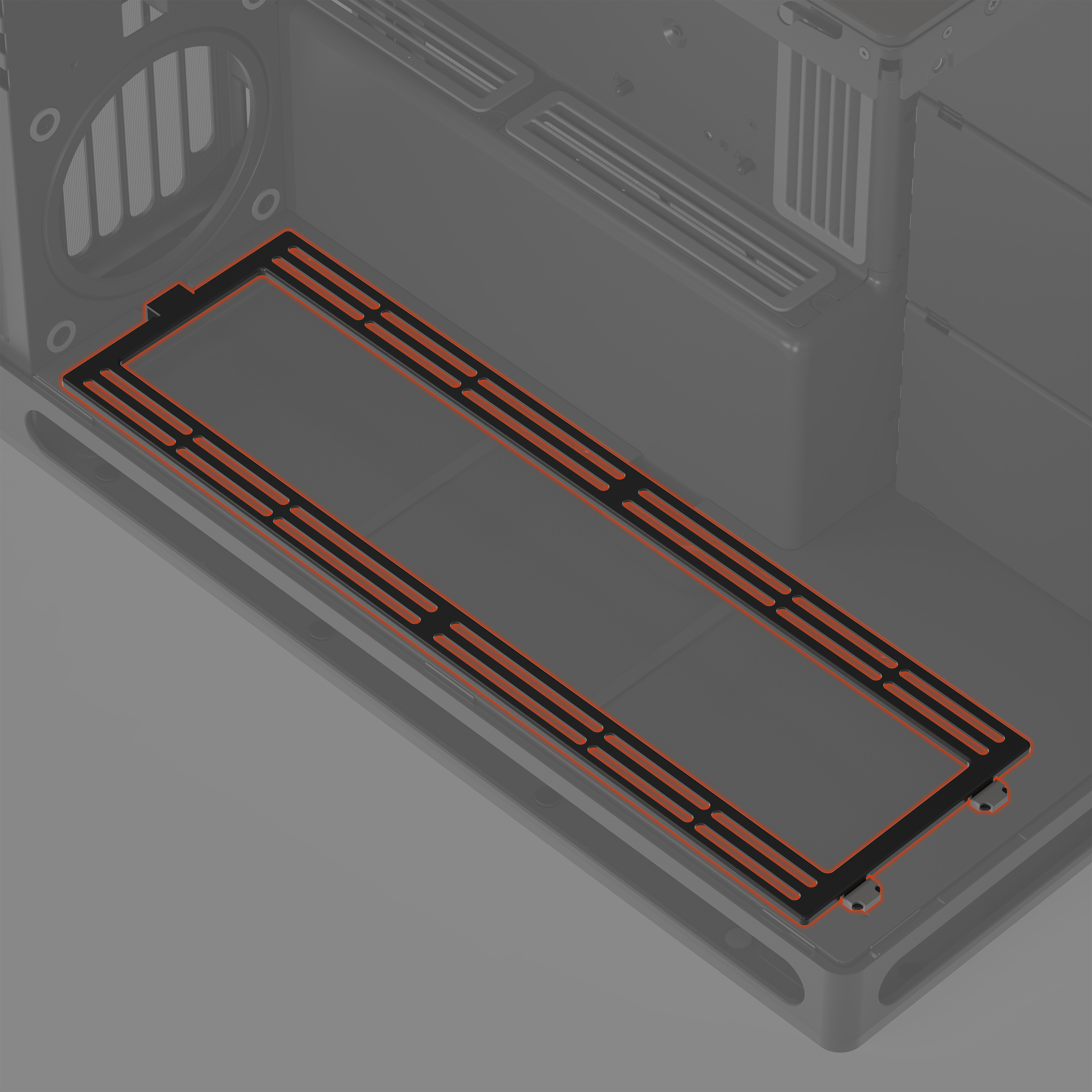 HAVN - Soporte de Ventiladores Inferiores - HAVN HS 420 Negro