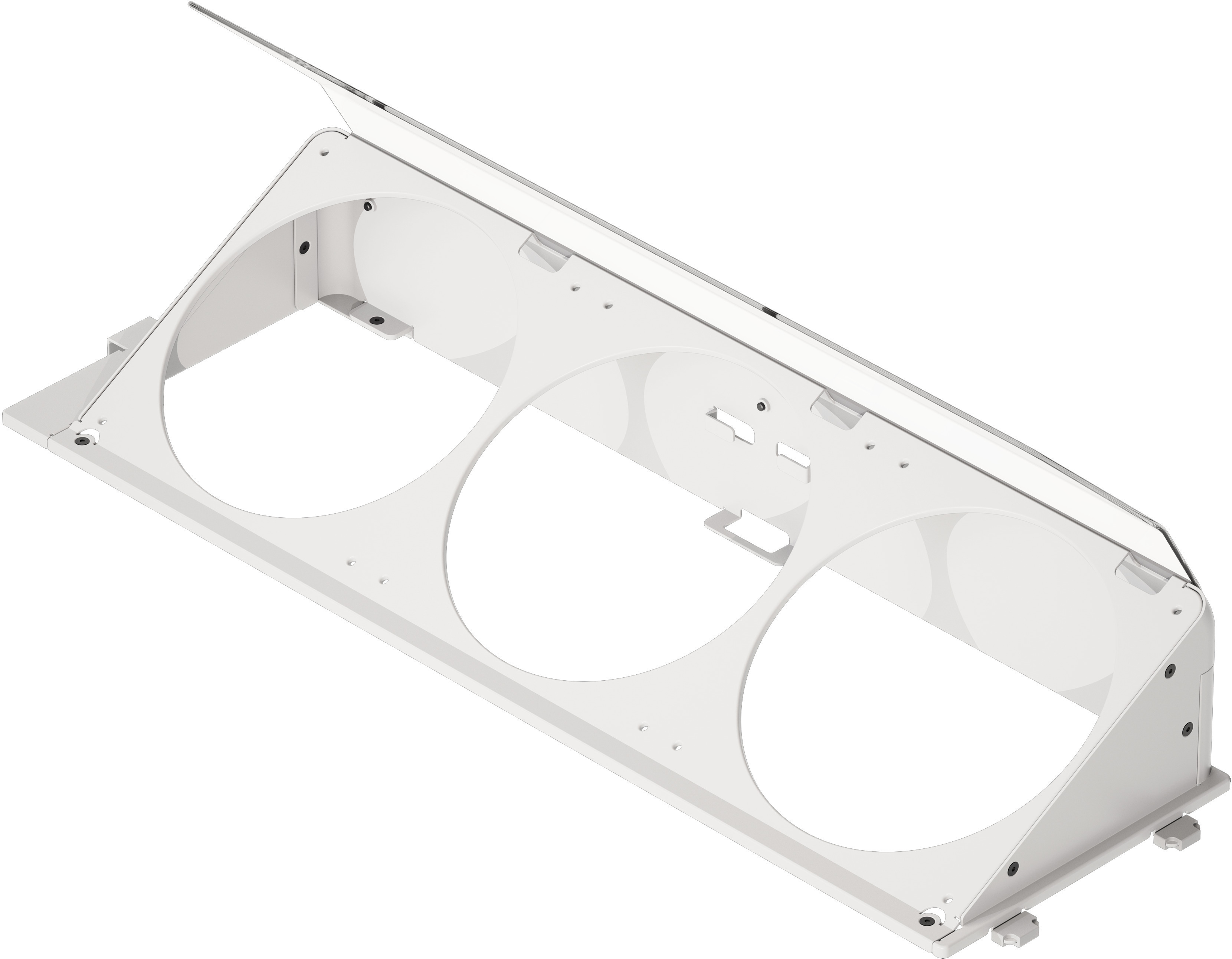 Soporte de Ventiladores Curvo Inferior - HAVN HS 420 Blanco