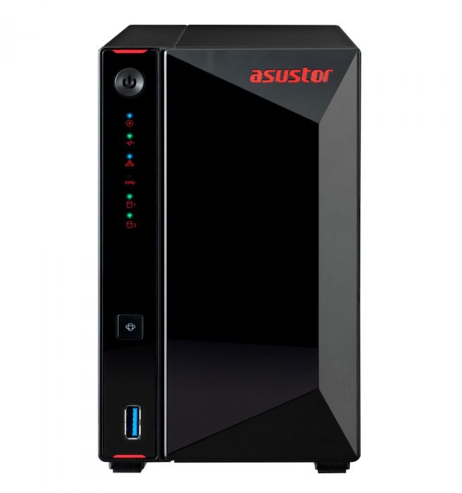 Asustor - NAS Asustor AS5202T - 2 Baías - 2.0GHz-2.7GHz 2-core - 2GB RAM