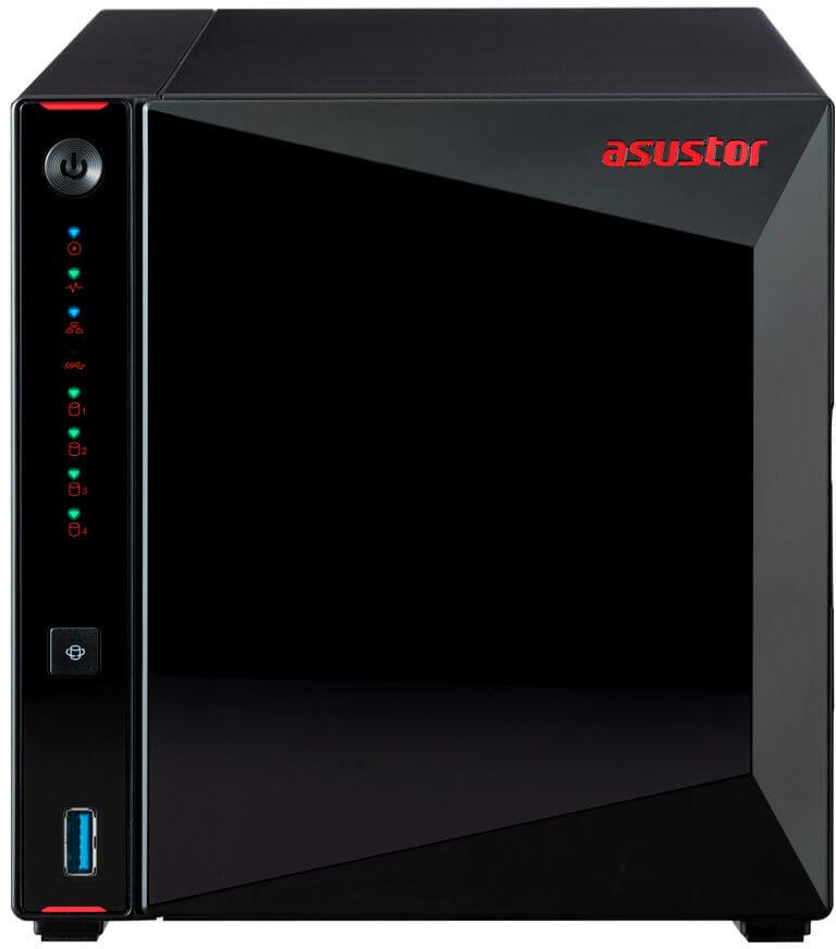 Asustor - NAS Asustor AS5304T - 4 Baías - 1.5GHz-2.5GHz 4-core - 4GB RAM