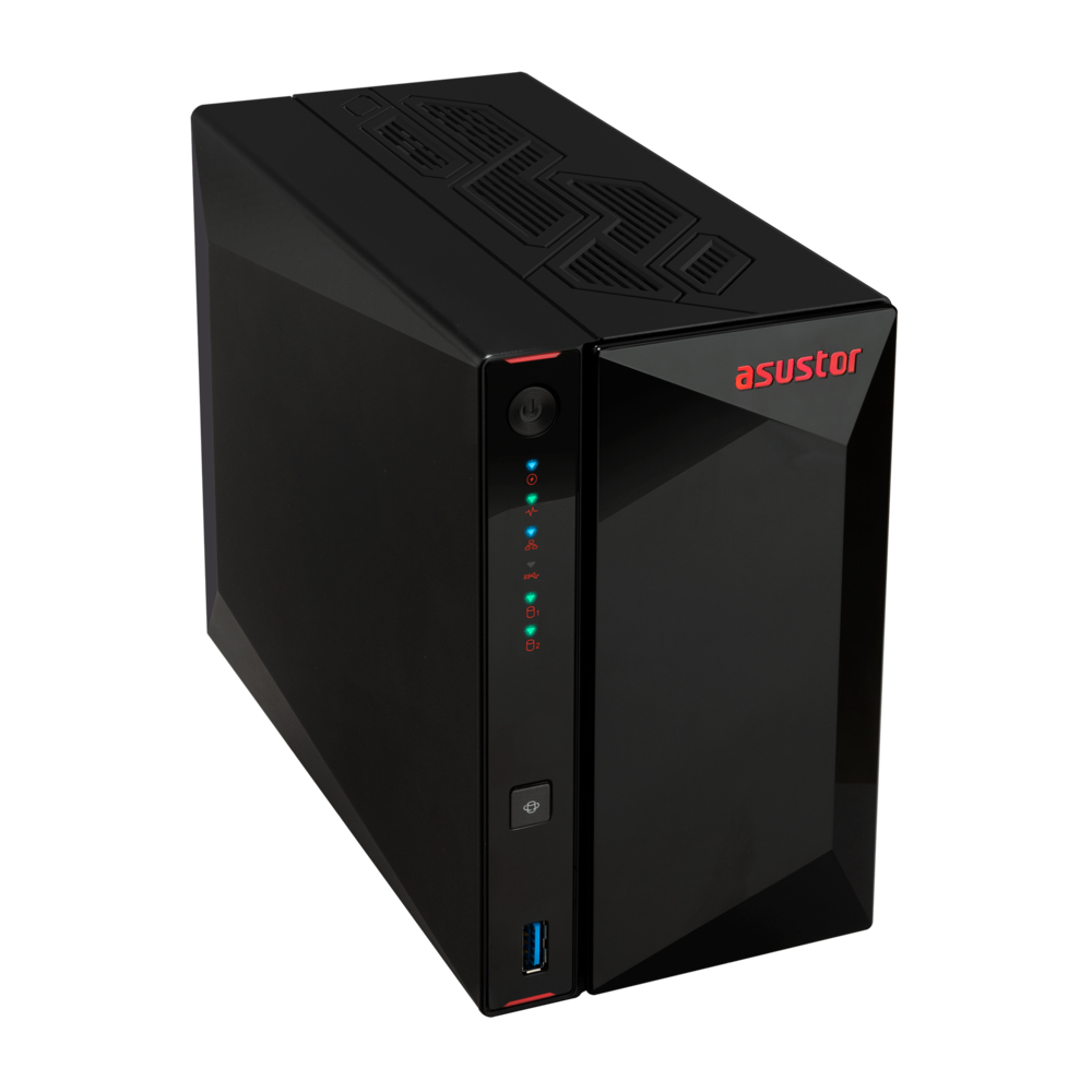 Asustor - NAS Asustor Nimbustor 2 Gen2 - 2 Baías - 2.0GHz-2.9GHz 4-core - 4GB RAM