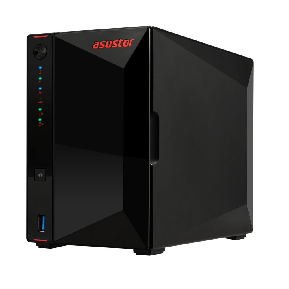 Asustor - NAS Asustor Nimbustor 2 Gen2 - 2 Baías - 2.0GHz-2.9GHz 4-core - 4GB RAM