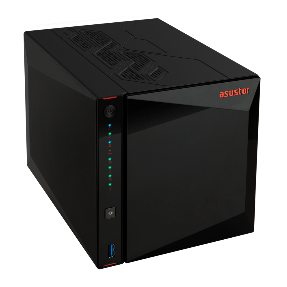 Asustor - NAS Asustor Nimbustor 4 Gen2 - 4 Baías - 2.0GHz-2.9GHz 4-core - 4GB RAM