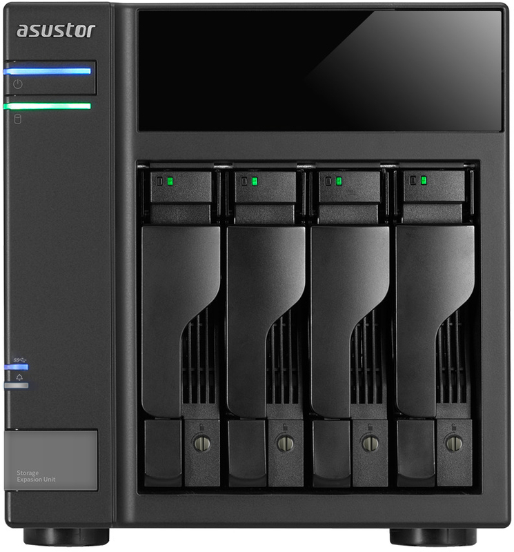 Asustor - NAS Asustor AS6004U - USB Expansion Unit - 4 Baías