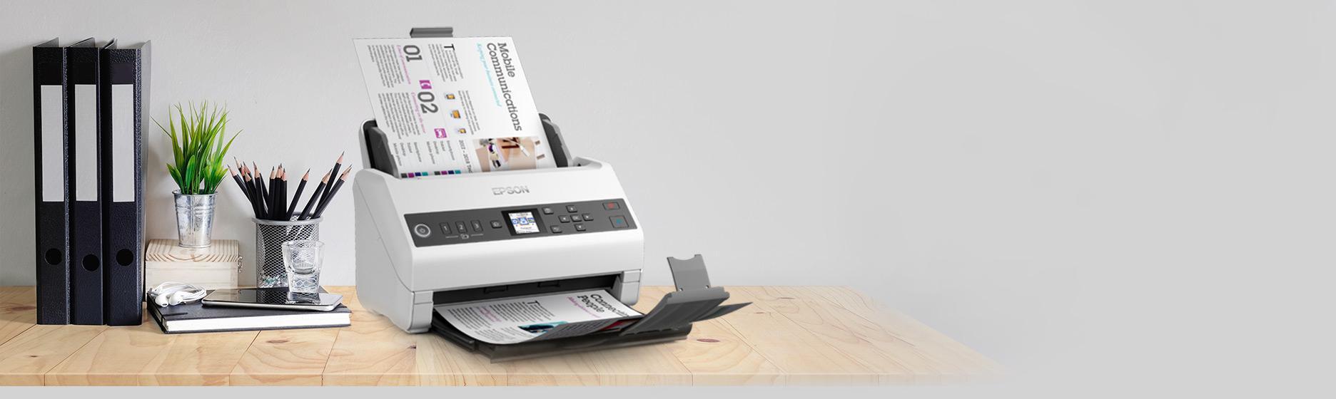  - Scanner de Documentos Epson WorkForce DS-730N