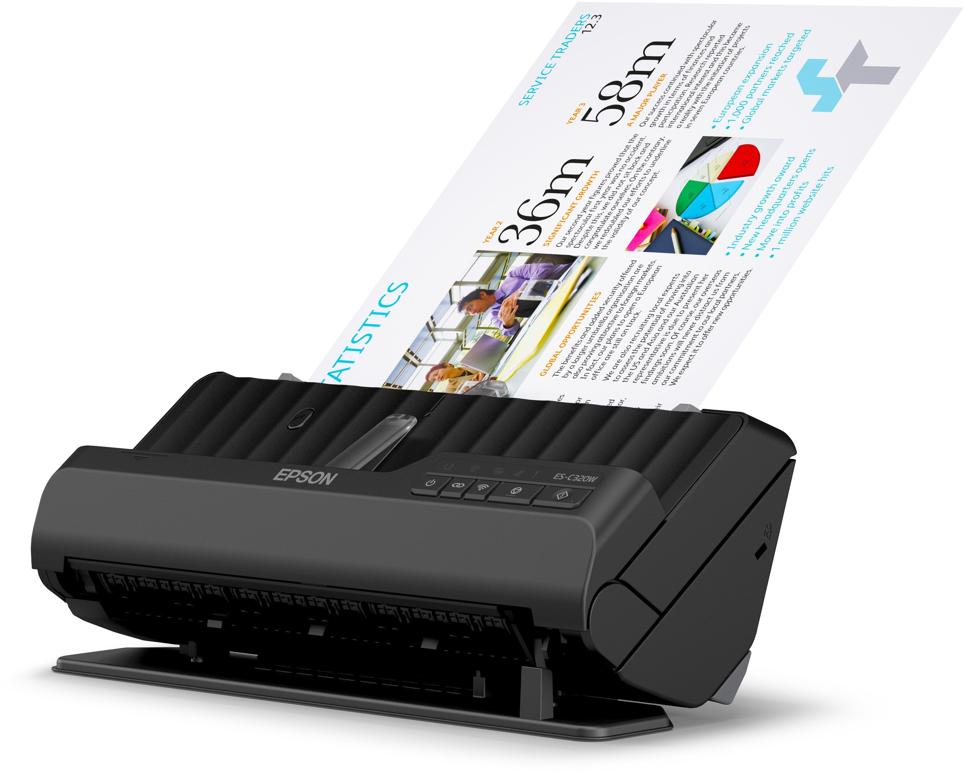 - Scanner de Documentos Epson WorkForce ES-C320W