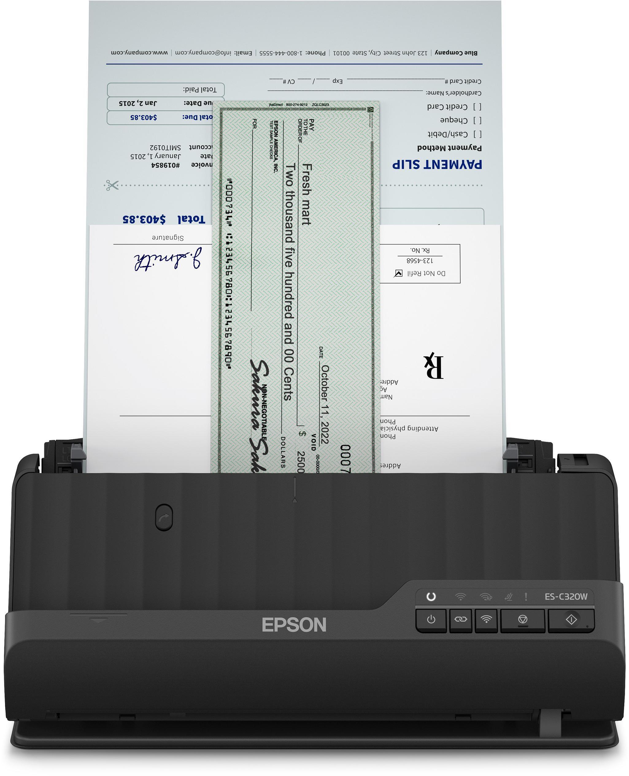  - Scanner de Documentos Epson WorkForce ES-C320W