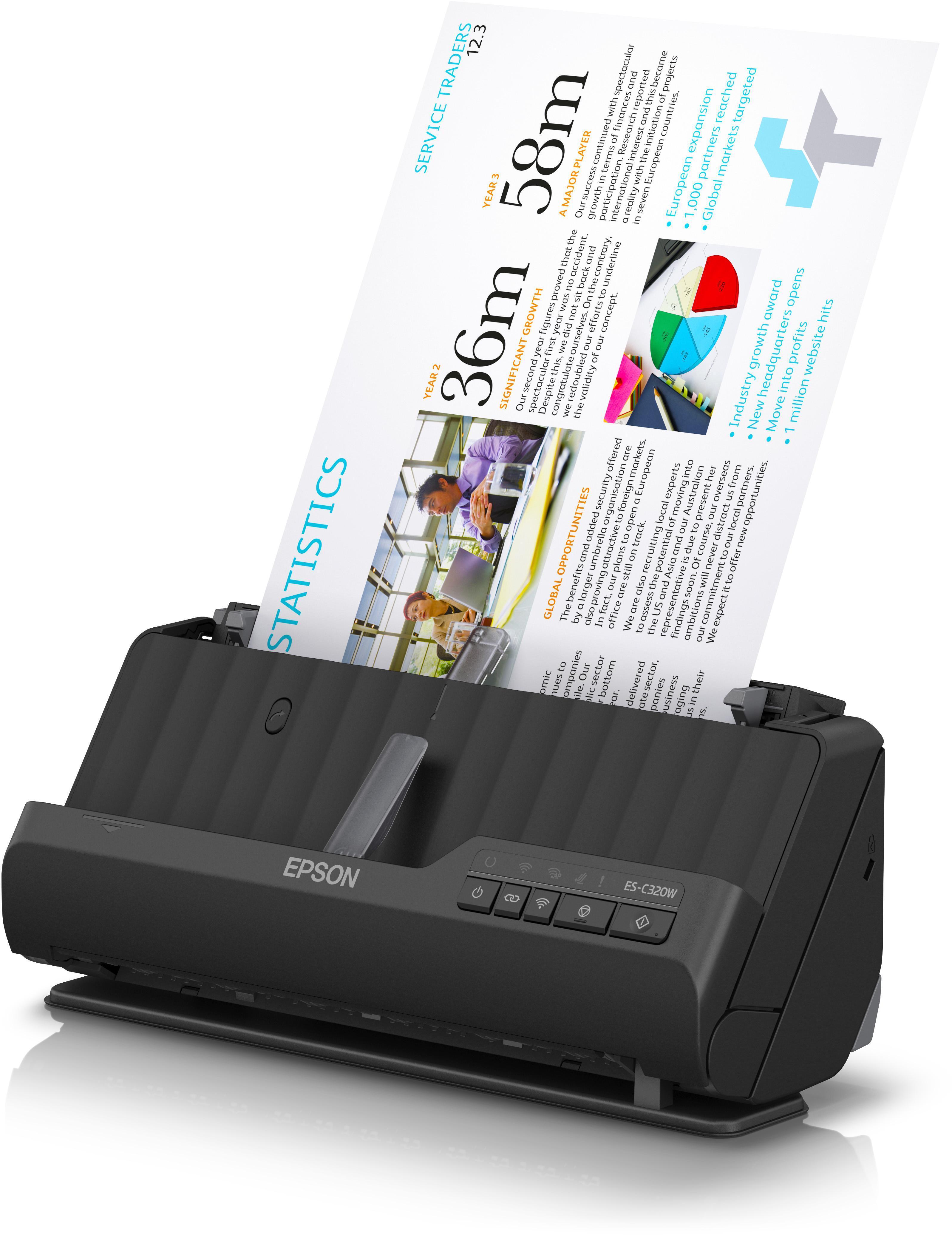 - Scanner de Documentos Epson WorkForce ES-C320W