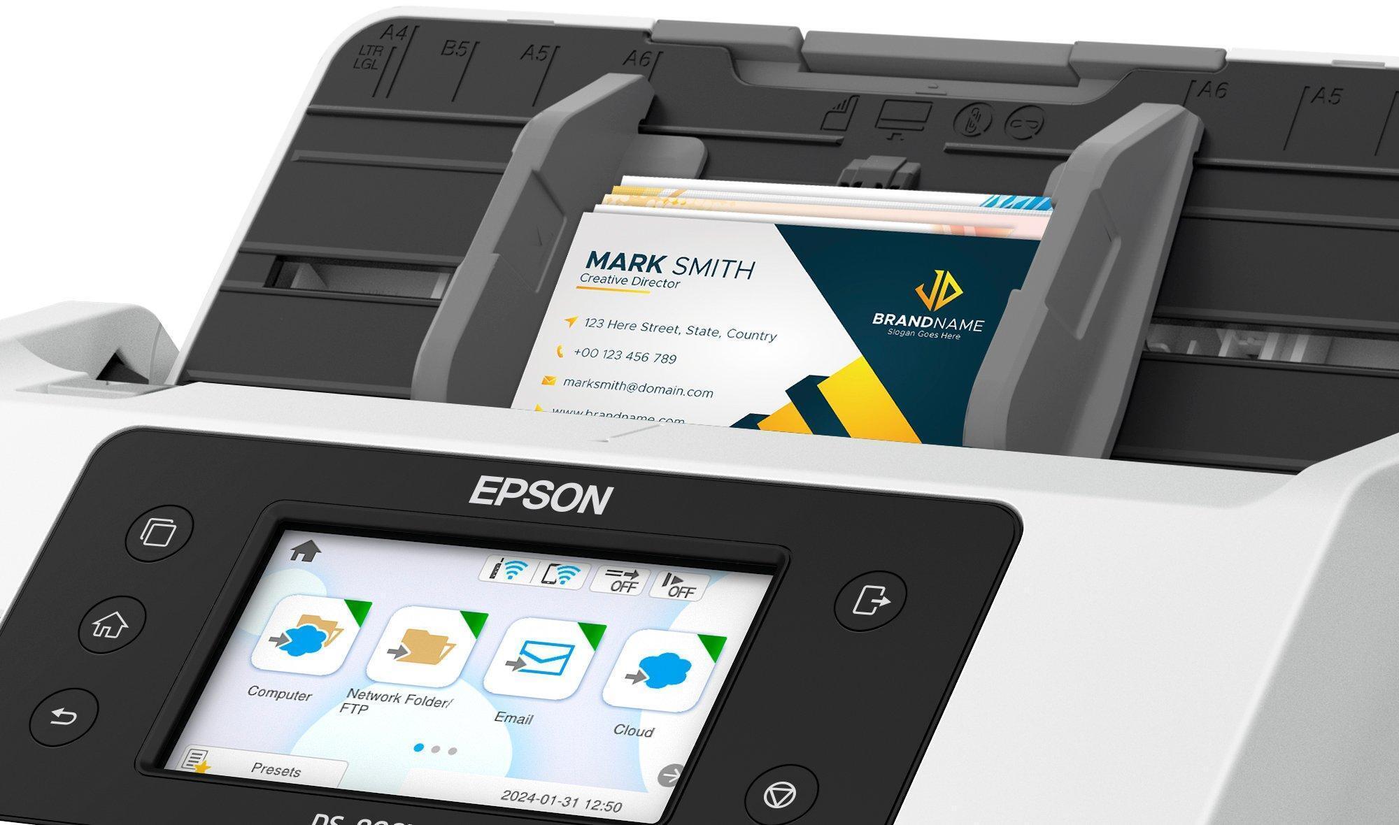  - Scanner de Documentos Epson WorkForce DS-800WN