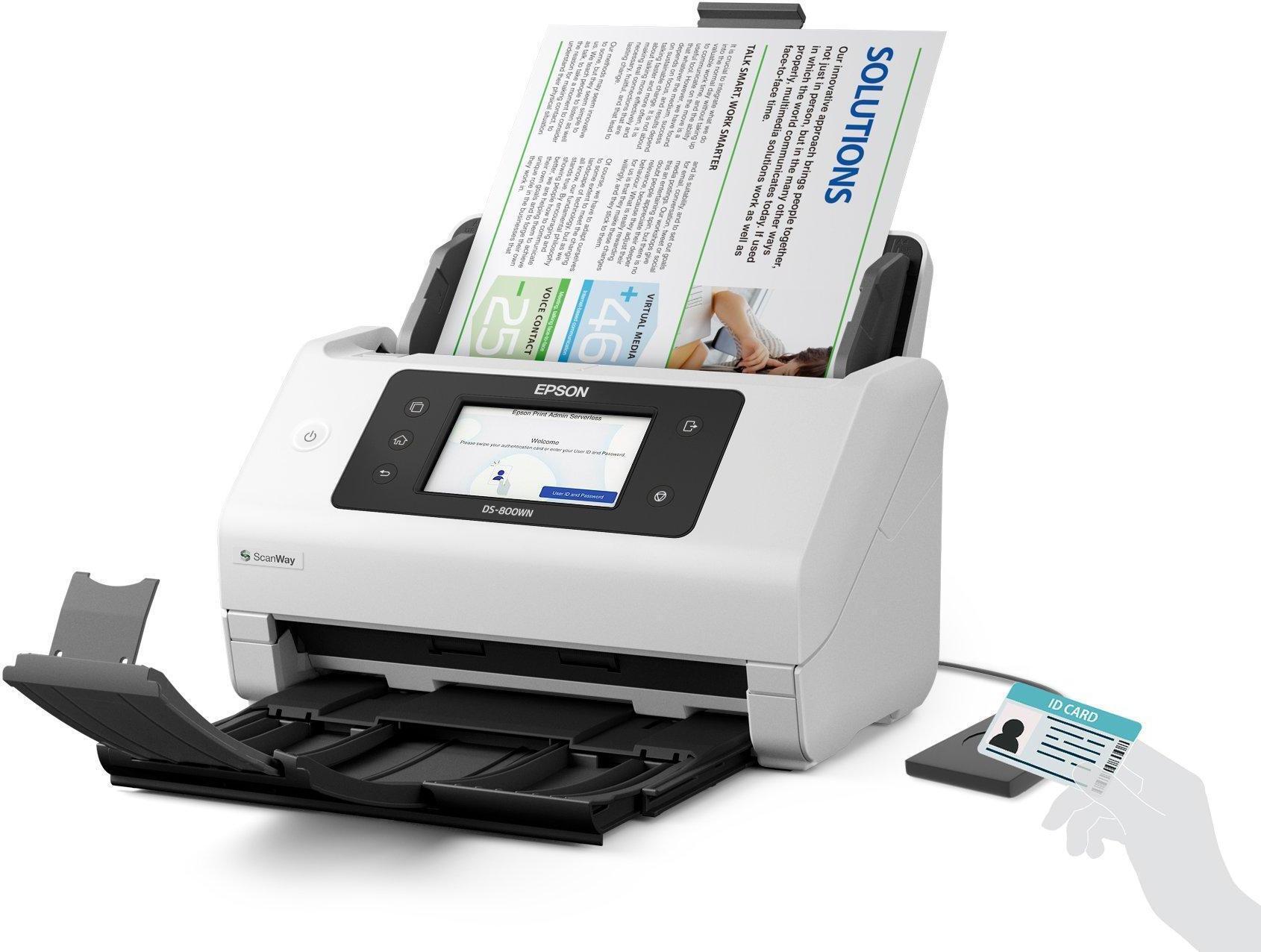  - Scanner de Documentos Epson WorkForce DS-800WN
