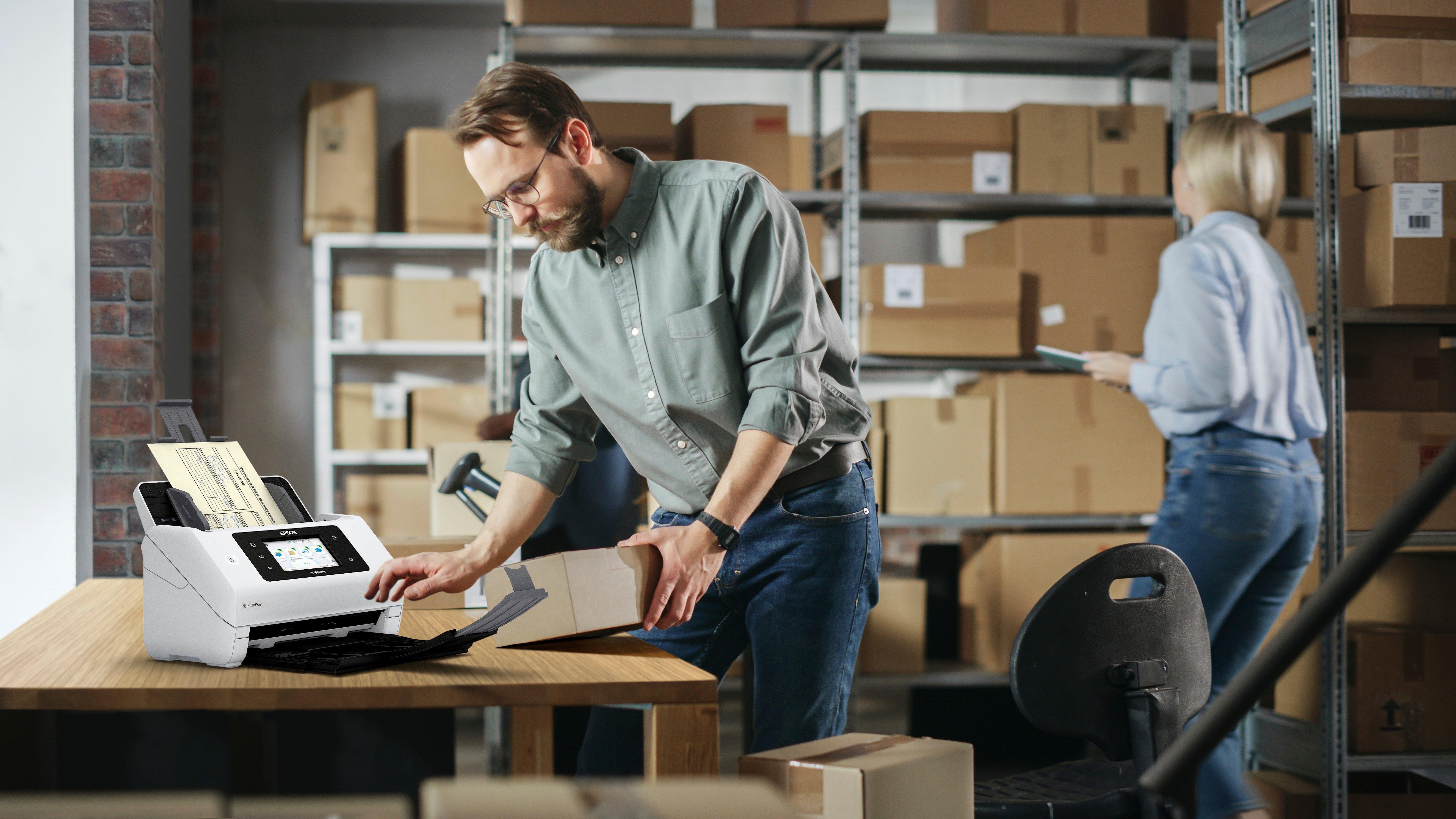  - Scanner de Documentos Epson WorkForce DS-800WN