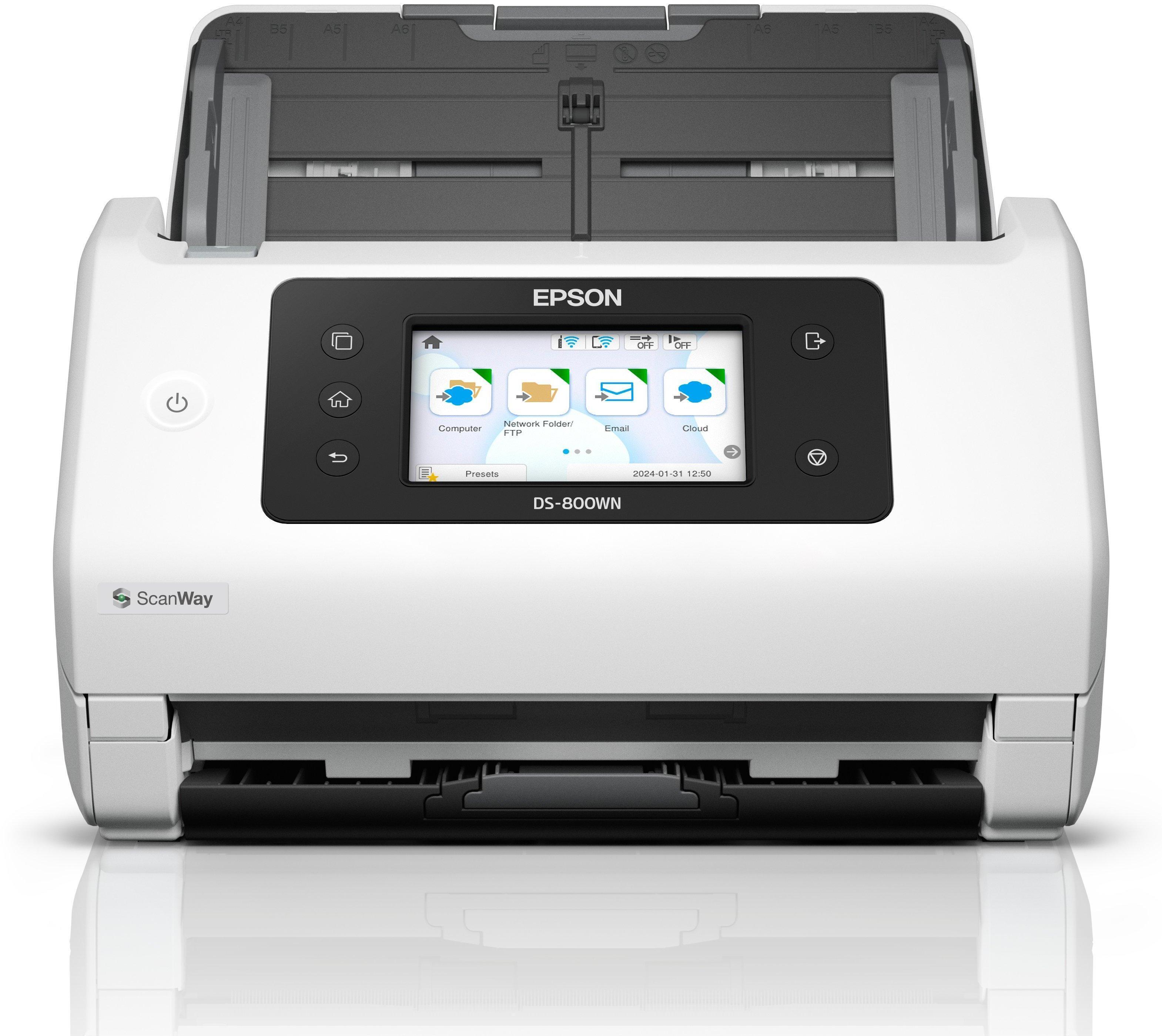  - Scanner de Documentos Epson WorkForce DS-800WN