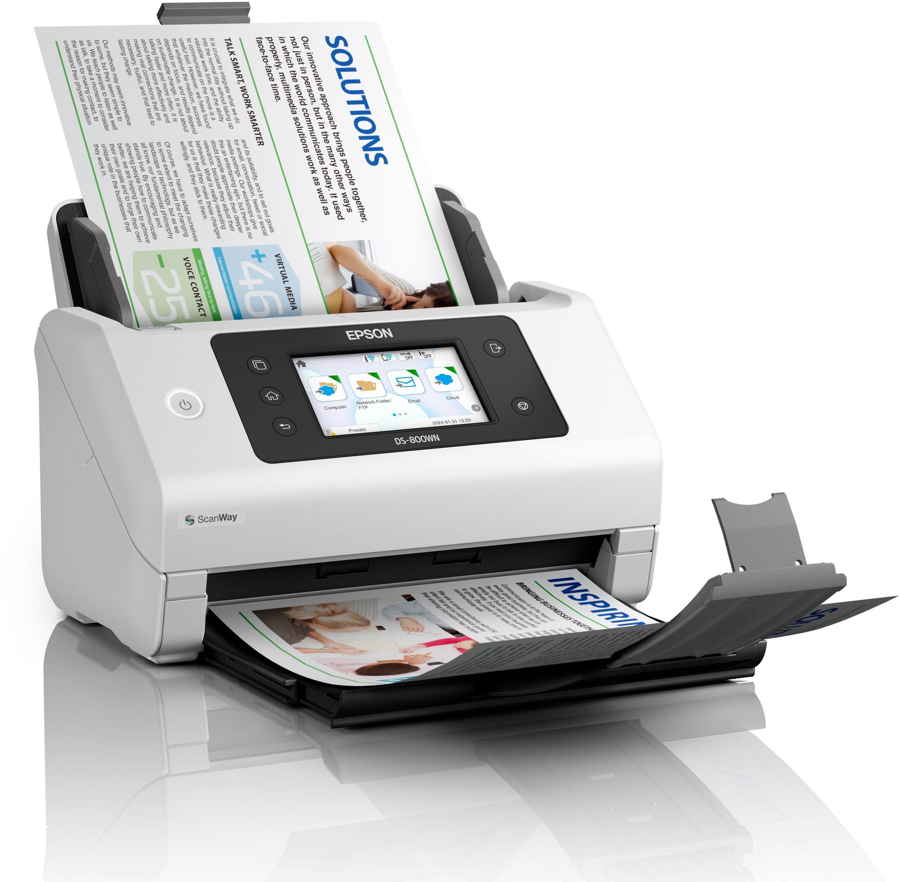  - Scanner de Documentos Epson WorkForce DS-800WN