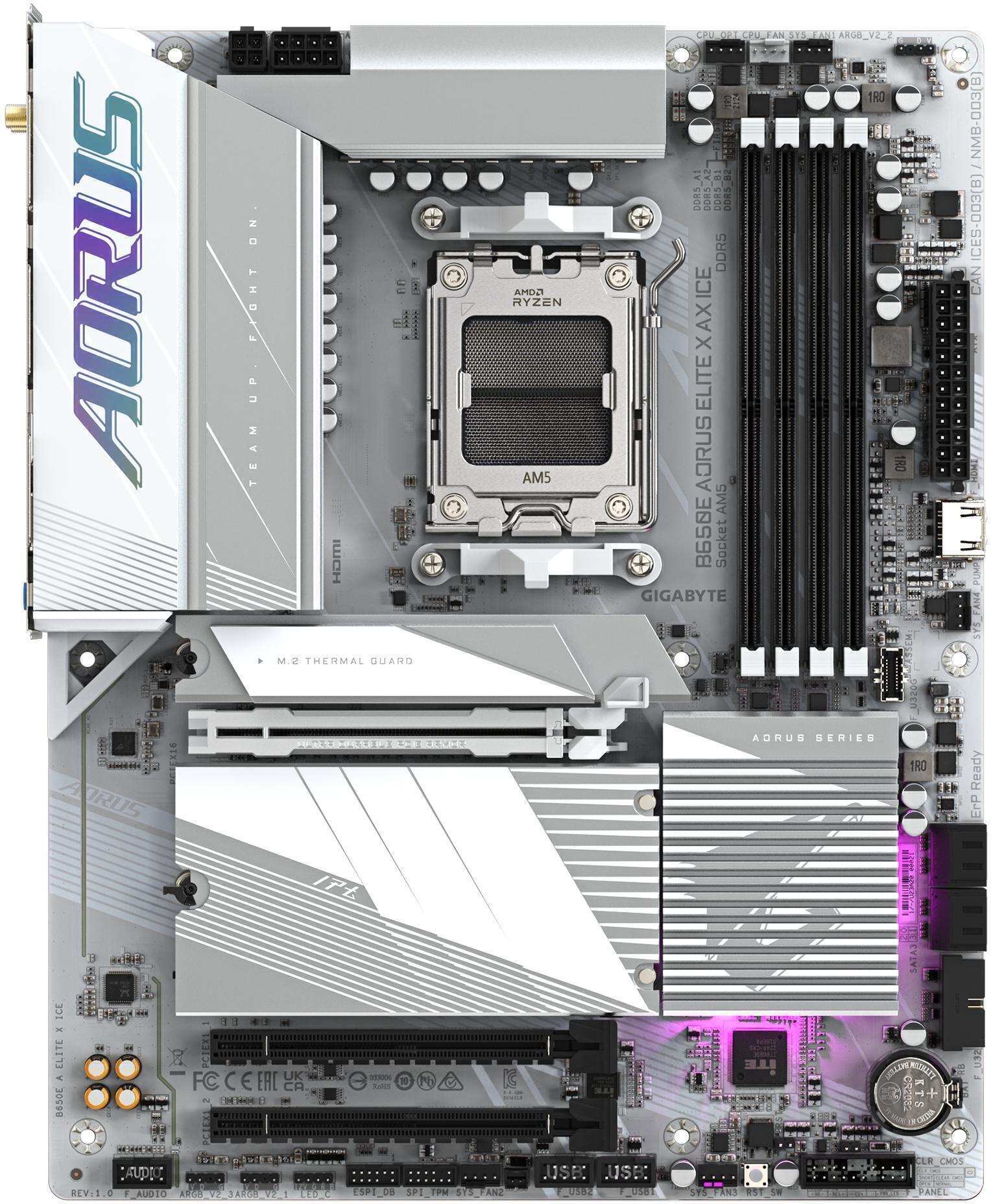 Gigabyte - Placa Base Gigabyte B650E Aorus Elite X AX ICE