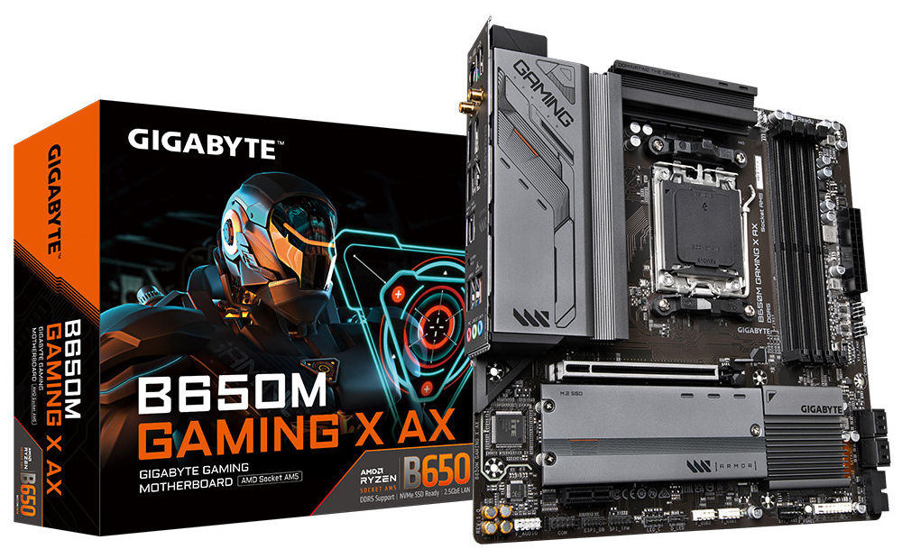 Placa Base Gigabyte B650M Gaming X AX