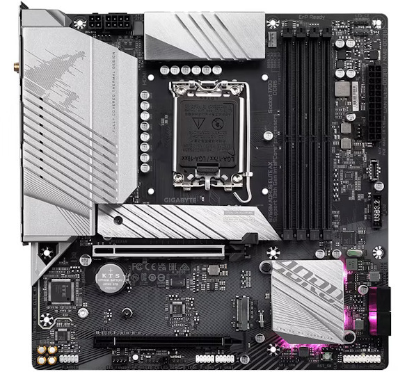 Gigabyte - ** B Grade ** Placa Base Gigabyte B760M AORUS ELITE AX