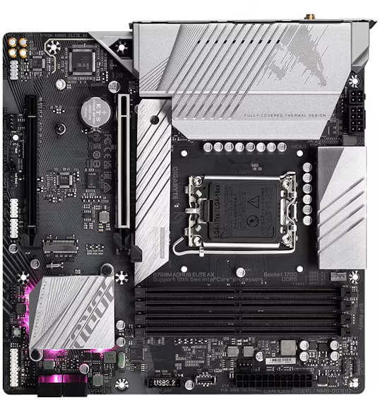 Gigabyte - ** B Grade ** Placa Base Gigabyte B760M AORUS ELITE AX
