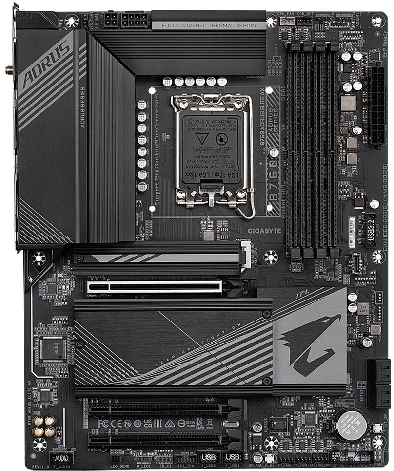 Gigabyte - Placa Base Gigabyte B760M AORUS ELITE AX