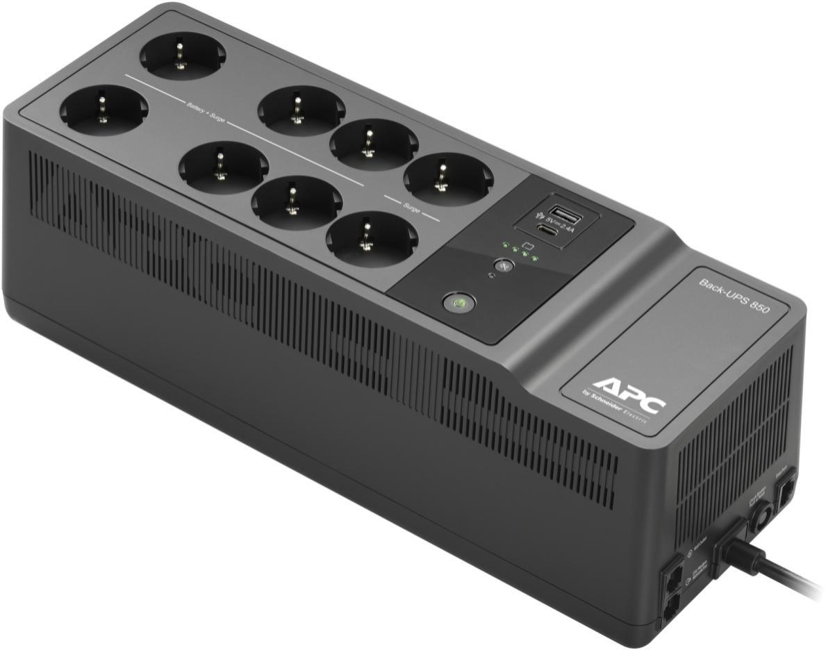 APC - UPS APC Off-line Back-UPS 850VA/520W USB-C Schuko