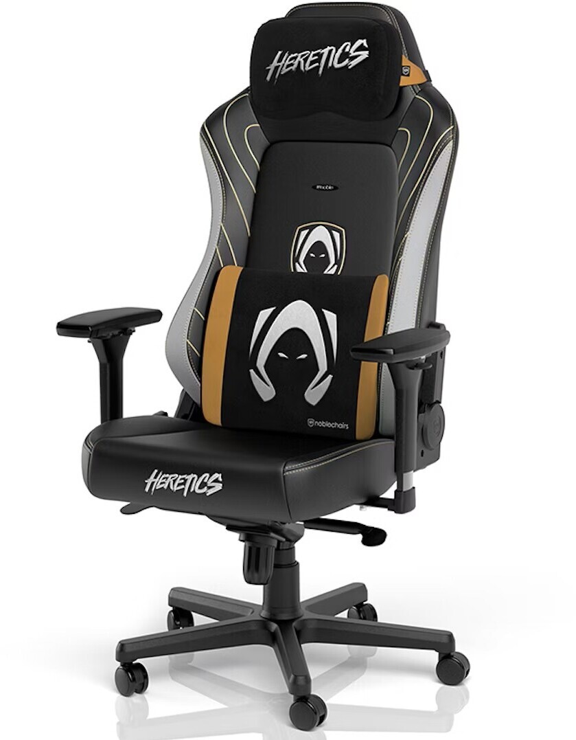  - Bundle Silla noblechairs HERO - Team Heretics Edition + Juego de Almohadas noblechairs - Heretics Edition