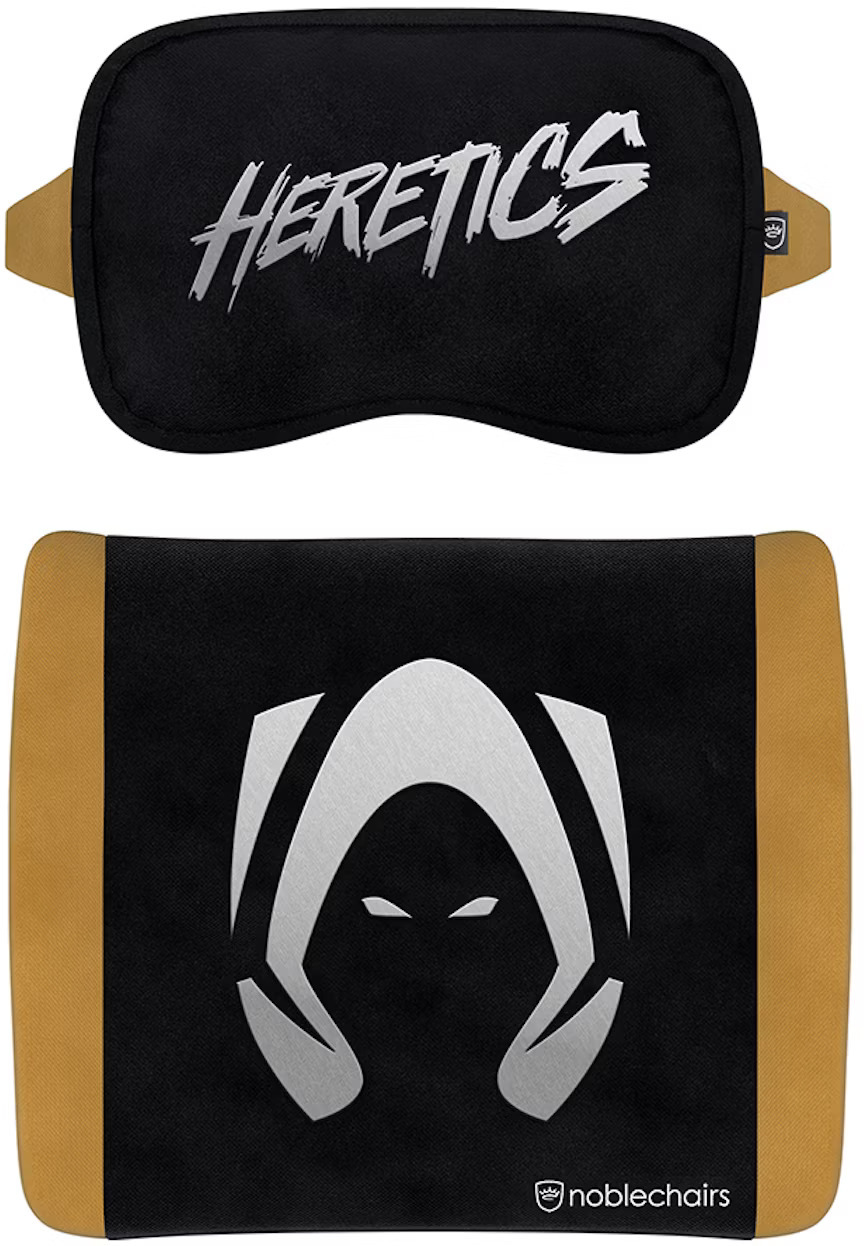  - Bundle Silla noblechairs HERO - Team Heretics Edition + Juego de Almohadas noblechairs - Heretics Edition