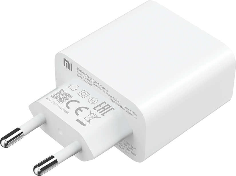 Picture of Picture of Cargador Xiaomi Mi 33W Wall Charger Dual USB-A/USB-C