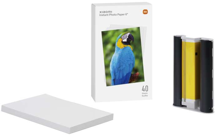Picture of Picture of Xiaomi Instant Photo Paper 6 40 Hojas - Papel Fotográfico para Xiaomi 1S Set