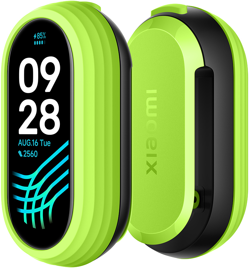 Xiaomi - Xiaomi Smart Band 8 Running Clip Negro+Verde
