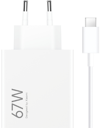 Xiaomi - Cargador Xiaomi Hypercharge Combo USB-A 67W Branco + Cabo USB-A p/ USB-C 1m