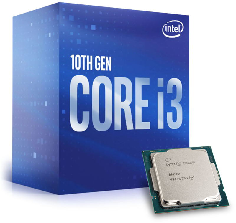 Intel - Procesador Intel Core i3 10100 4-Core (3.6GHz-4.3GHz) 6MB Skt1200