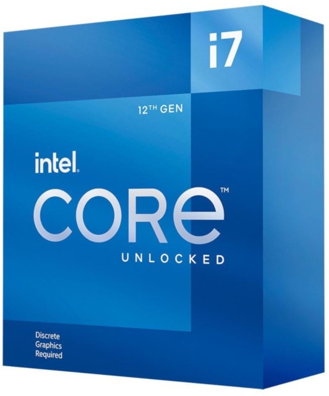 Intel - Procesador Intel Core i7 12700KF 12-Core (3.6GHz-5.0GHz) 25MB Skt1700