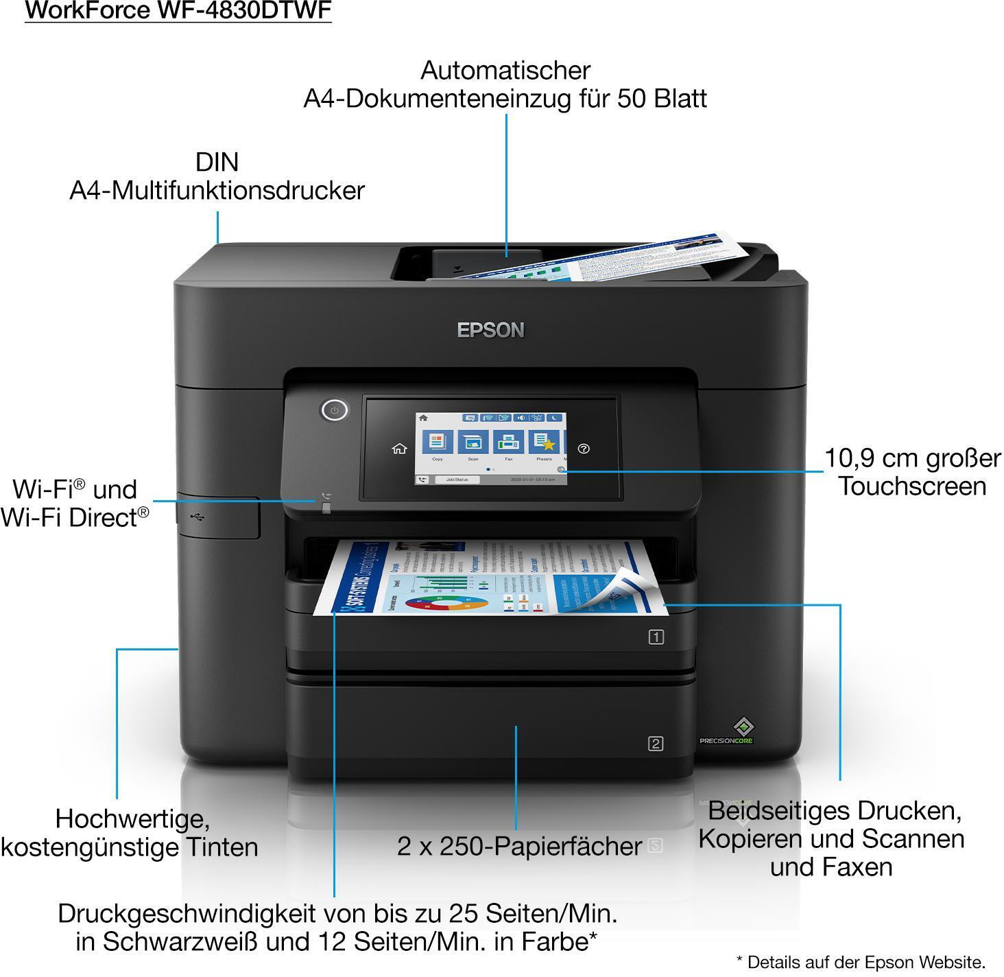  - Multifuncional Epson WorkForce Pro WF-4830DTWF Wi-Fi