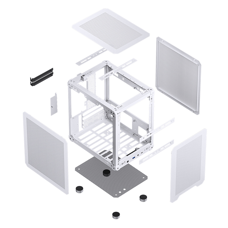 Jonsbo - Caja Micro-ATX Jonsbo C6 Blanco