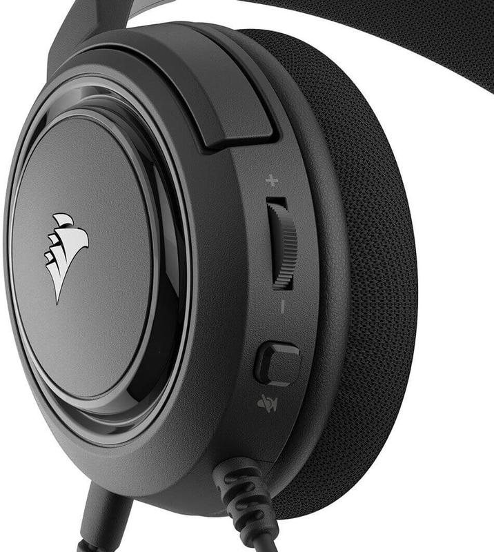 Corsair - ** B Grade ** Auriculares Corsair HS35 Stereo Carbono