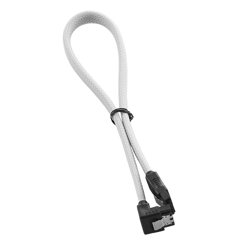 CableMod - Cable SATA III 90º CableMod ModMesh 30cm Blanco