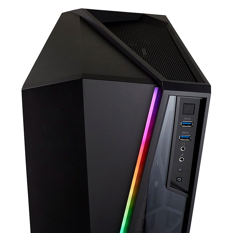 Corsair - Torre ATX Corsair Carbide SPEC-OMEGA RGB Mid-Tower Cristal Templado  - Negro