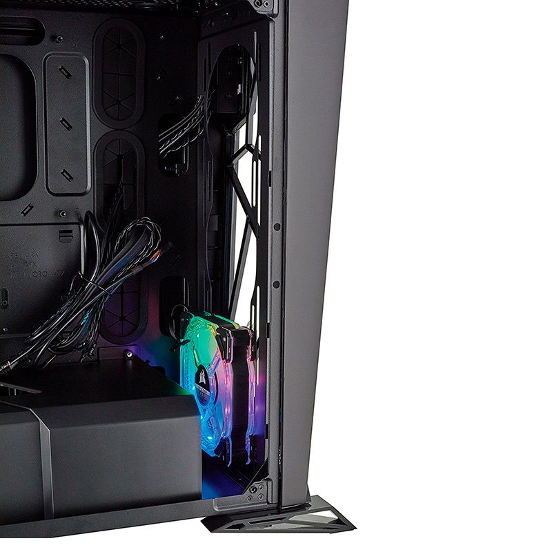 Corsair - Torre ATX Corsair Carbide SPEC-OMEGA RGB Mid-Tower Cristal Templado  - Negro