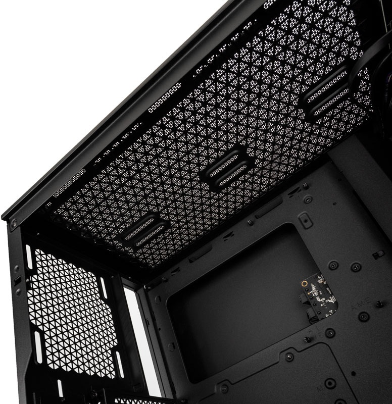 Corsair - Torre E-ATX Corsair iCUE 4000X RGB Negro Cristal Templado
