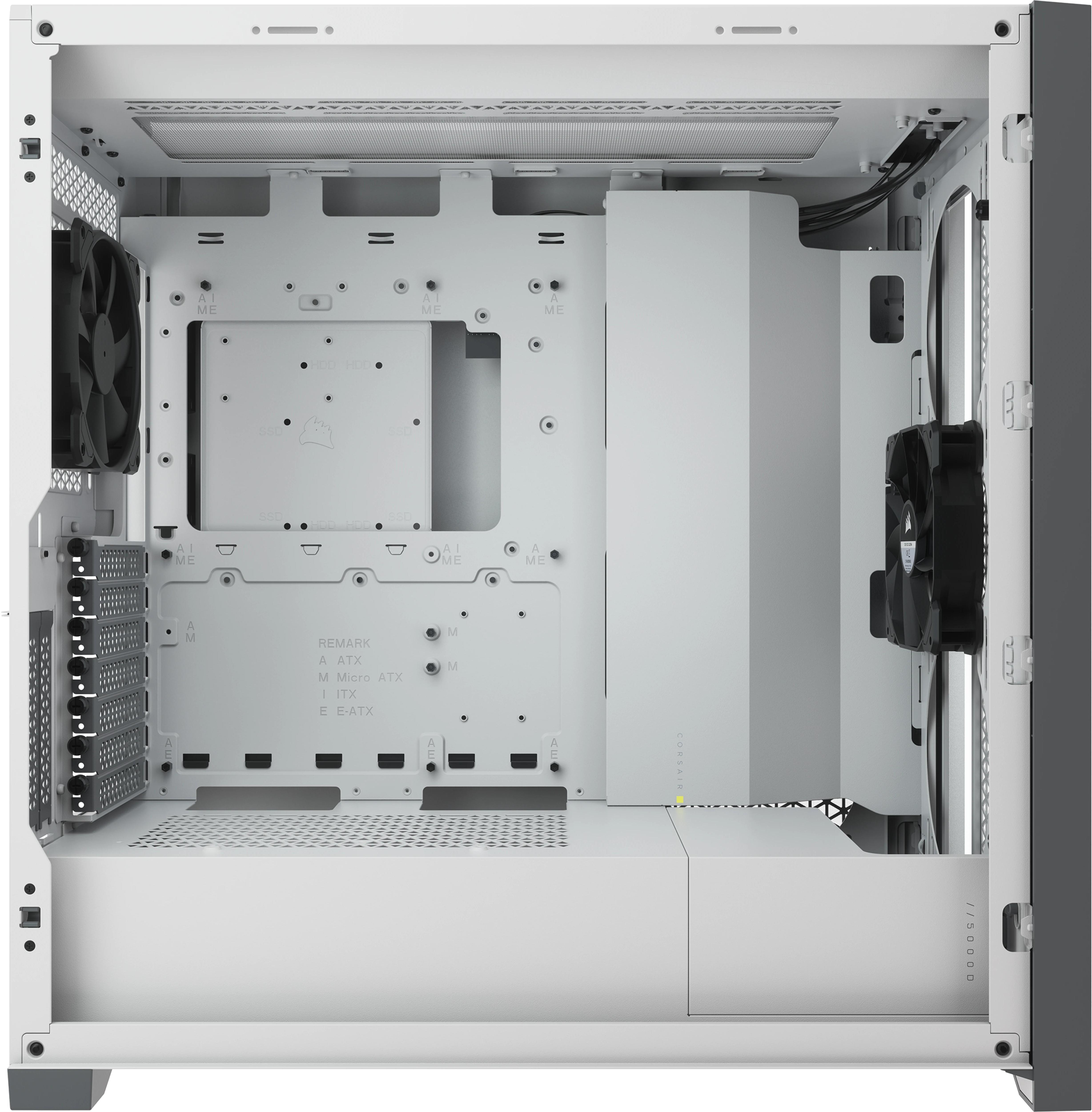 Corsair - ** B Grade ** Torre E-ATX Corsair 5000D Airflow Blanco Cristal Templado