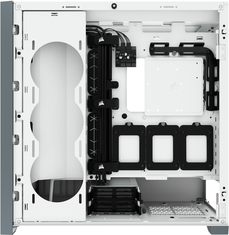 Corsair - Torre E-ATX Corsair 5000D Airflow Blanco Cristal Templado