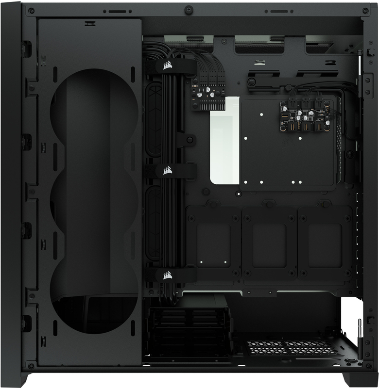 Corsair - Torre E-ATX Corsair iCUE 5000X RGB Smart Negro Cristal Templado